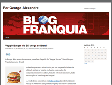 Tablet Screenshot of blogfranquia.com.br